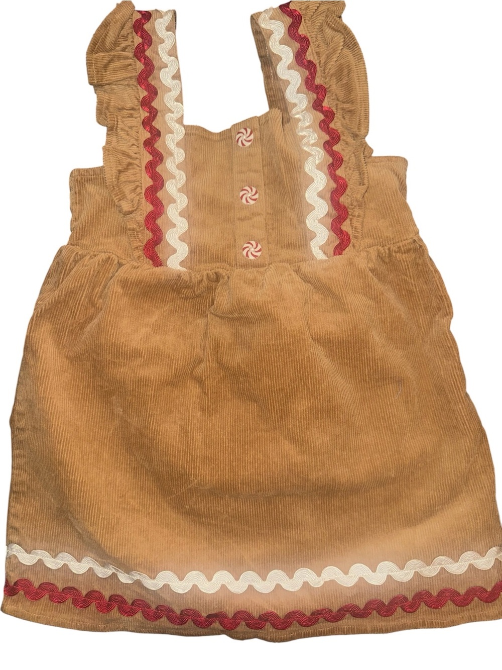 3T Gymboree gingerbread Corduroy Pinafore Dress new with tags